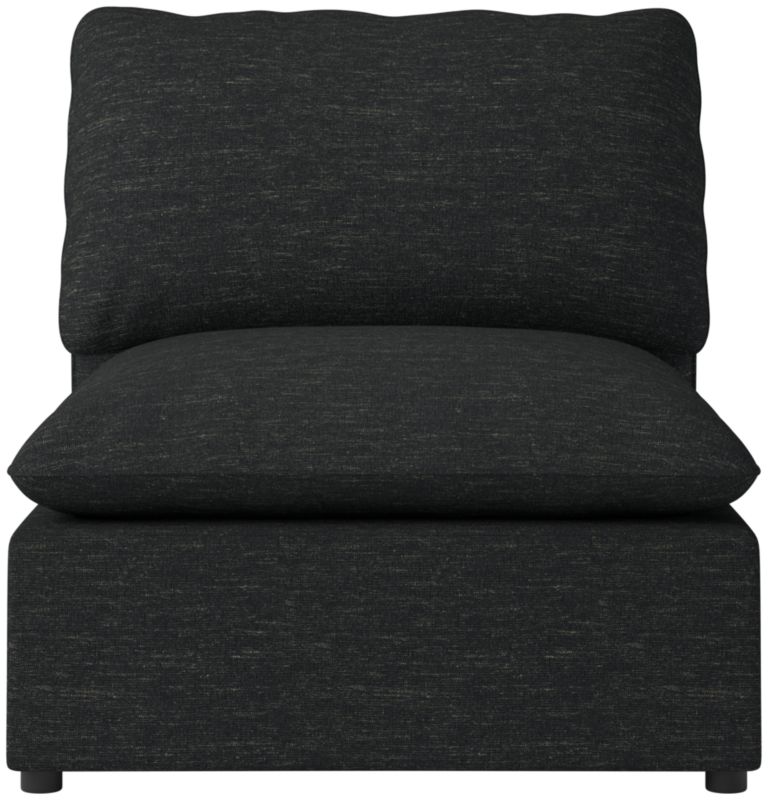 Viewing product image Lumis Snow White Performance Fabric Standard Depth Armless Chair - image 1 of 12