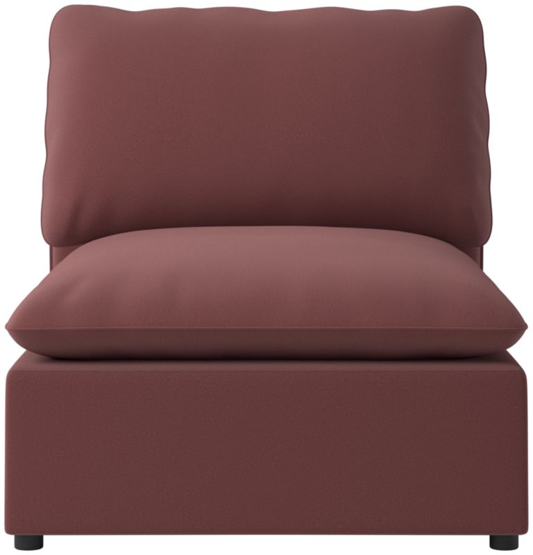 Viewing product image Lumis Snow White Performance Fabric Standard Depth Armless Chair - image 1 of 12