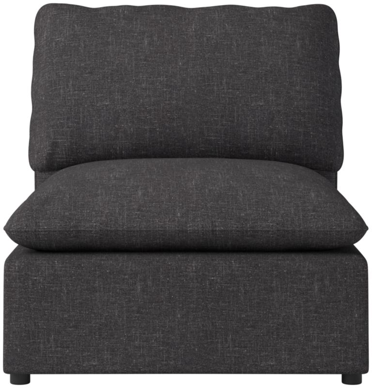 Viewing product image Lumis Snow White Performance Fabric Standard Depth Armless Chair - image 1 of 12