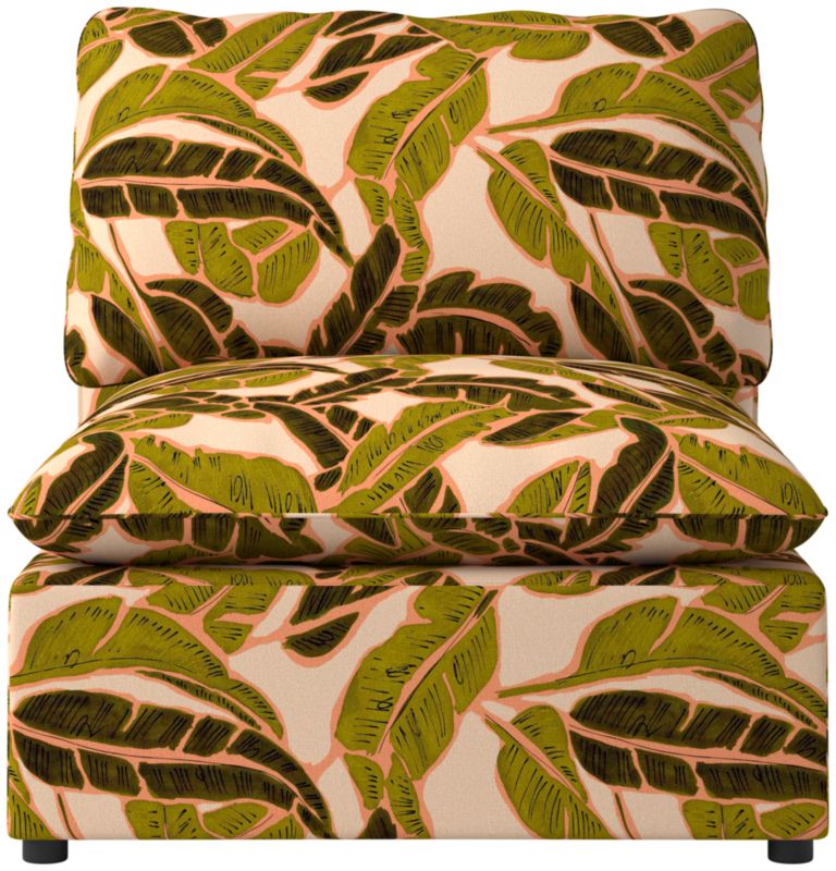 Viewing product image Lumis Snow White Performance Fabric Standard Depth Armless Chair - image 1 of 12