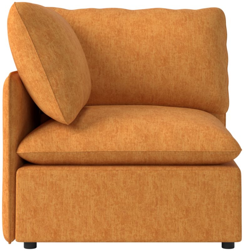 Viewing product image Lumis Snow White Performance Fabric Standard Depth Corner Chair - image 1 of 12
