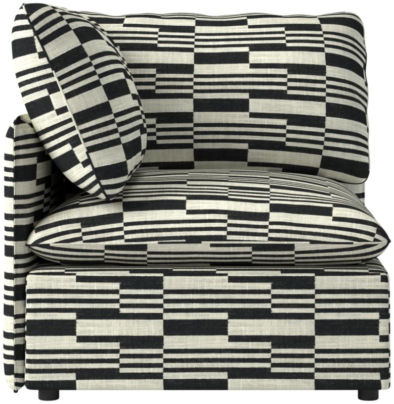 Viewing product image Lumis Snow White Performance Fabric Standard Depth Corner Chair - image 1 of 12