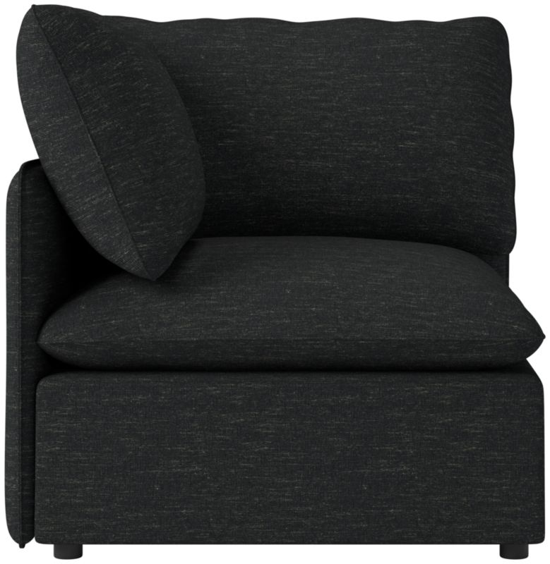 Viewing product image Lumis Snow White Performance Fabric Standard Depth Corner Chair - image 1 of 12