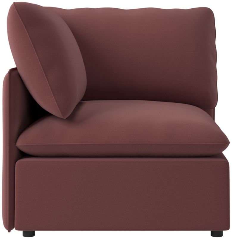 Viewing product image Lumis Snow White Performance Fabric Standard Depth Corner Chair - image 1 of 12