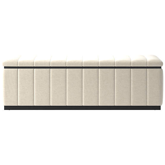 Foret 59"  Nomad Snow Black Bench
