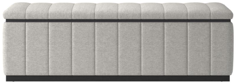 Forte Hatch Platinum Black Bench - image 0 of 4