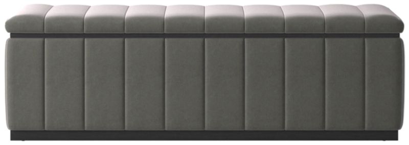 Forte Luca Storm Black Bench - image 0 of 4