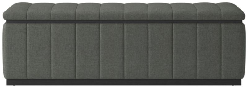 Viewing product image Foret 59"  Taylor Charcoal Black Bench - image 1 of 4