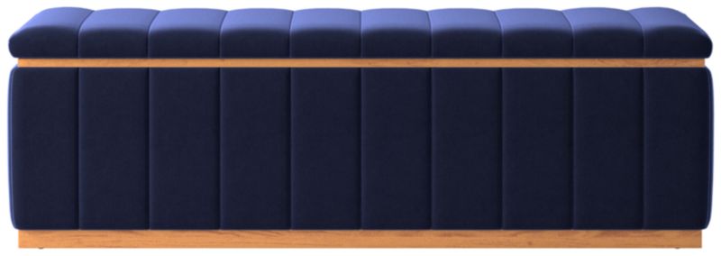 Viewing product image Forte 59" Luca Eclipse Natural Bench - image 1 of 4