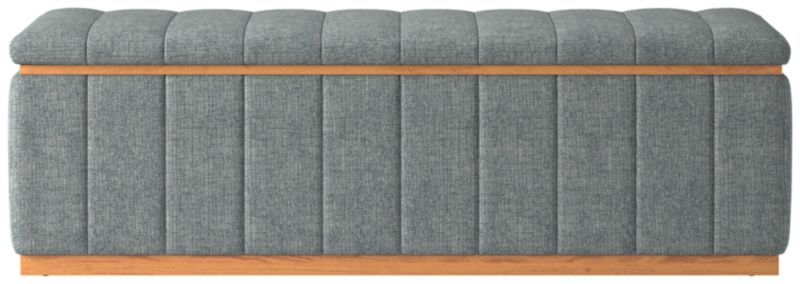 Forte Nomad Charcoal Natural Bench - image 0 of 4