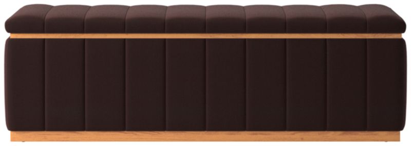 Forte Luca Espresso Natural Bench - image 0 of 4