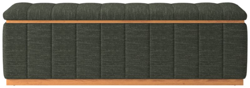 Forte Curious Evergreen Natural Bench - image 0 of 4