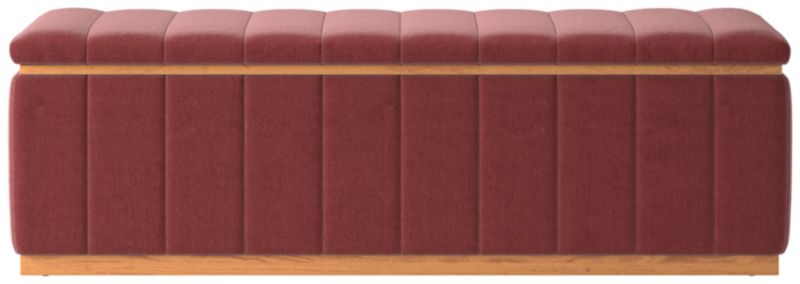 Forte Luca Rose Natural Bench - image 0 of 4