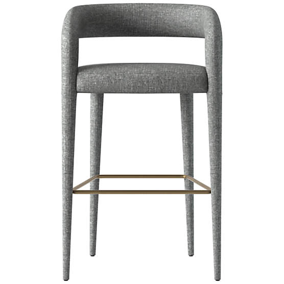 Lisette Bar Stool Hatch Charcoal