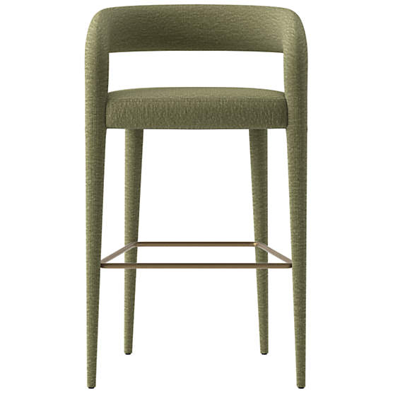 Lisette Bar Stool Coverlet Hunter