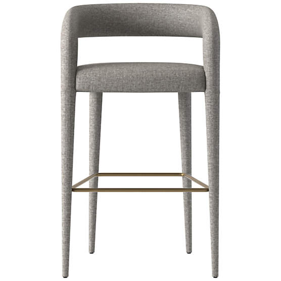 Lisette Bar Stool Taylor Felt Grey