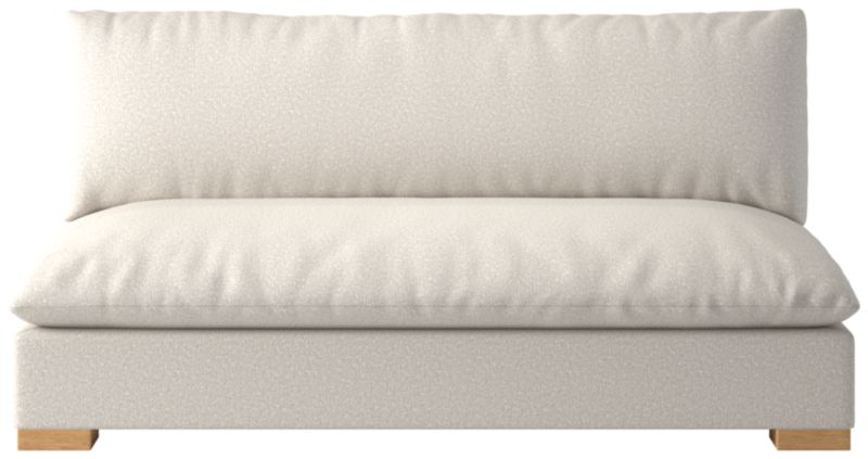 Deseo 65" Standard Depth Armless Loveseat - image 0 of 9