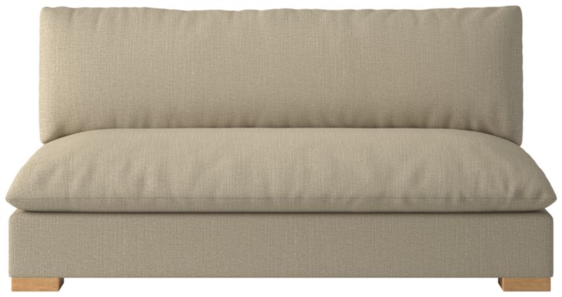 Deseo 65" Standard Depth Armless Loveseat - image 0 of 9