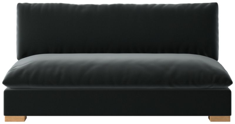 Deseo 65" Standard Depth Armless Loveseat - image 0 of 9