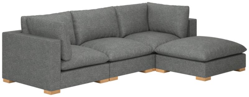 Deseo 4-Piece Modular Standard Depth Sectional Sofa - image 0 of 8