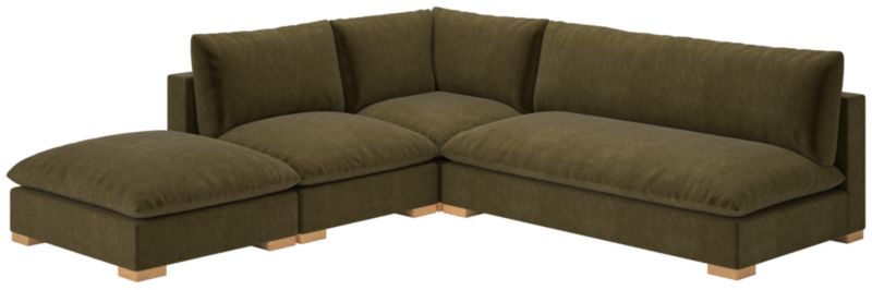 Deseo 4-Piece Modular Standard Depth Sectional Sofa with Loveseat - image 0 of 8