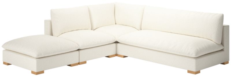 Deseo 4-Piece Modular Standard Depth Sectional Sofa with Loveseat - image 0 of 8