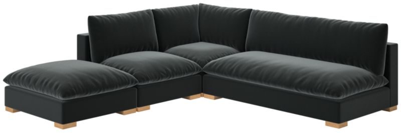 Deseo 4-Piece Modular Standard Depth Sectional Sofa with Loveseat - image 0 of 8