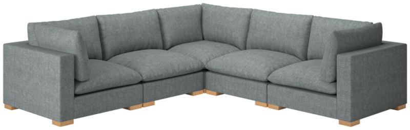 Deseo 5-Piece Modular Standard Depth Sectional Sofa - image 0 of 8