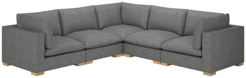 Deseo 5-Piece Modular Standard Depth Sectional Sofa - image 0 of 8