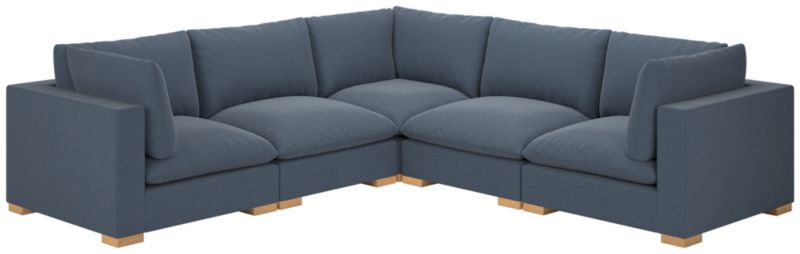 Deseo 5-Piece Modular Standard Depth Sectional Sofa - image 0 of 8