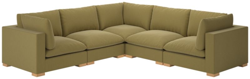 Deseo 5-Piece Modular Standard Depth Sectional Sofa - image 0 of 8