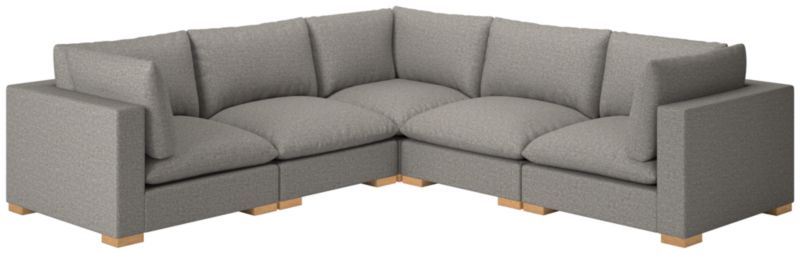 Deseo 5-Piece Modular Standard Depth Sectional Sofa - image 0 of 8