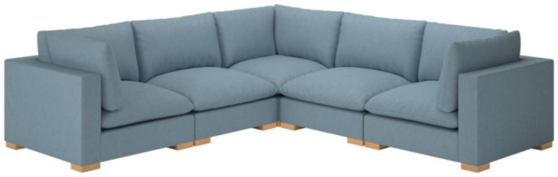 Deseo 5-Piece Modular Standard Depth Sectional Sofa - image 0 of 8