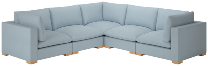 Deseo 5-Piece Modular Standard Depth Sectional Sofa - image 0 of 8