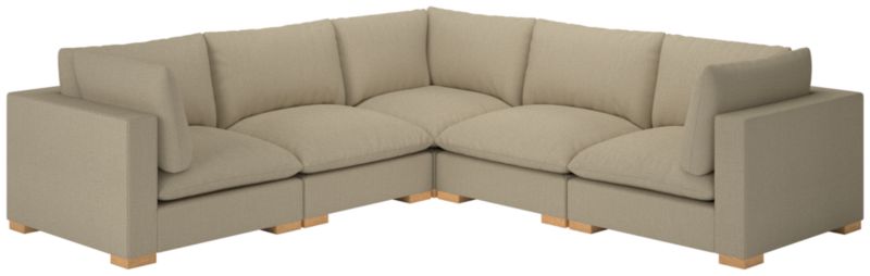 Deseo 5-Piece Modular Standard Depth Sectional Sofa - image 0 of 8