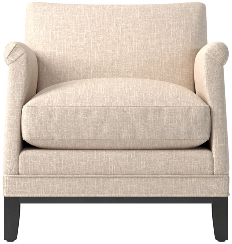 Viewing product image Olson Olive Green Velvet Accent Chair - image 1 of 11