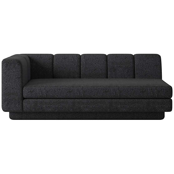 Yarrow Left-Arm Sofa Bloce Noir