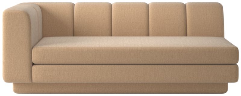 Viewing product image Yarrow Left-Arm Sofa Coverlet Wheat - image 1 of 8