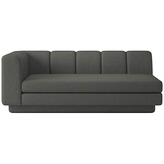 Yarrow Left-Arm Sofa Taylor Charcoal