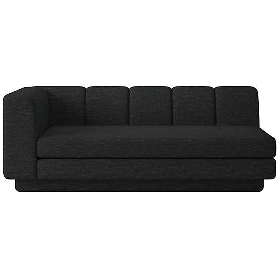 Yarrow Left-Arm Sofa Curious Ebony