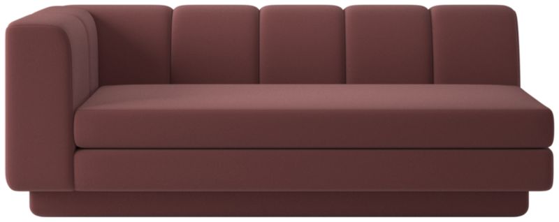 Yarrow Left-Arm Sofa Lisbon Rose Brown - image 0 of 8