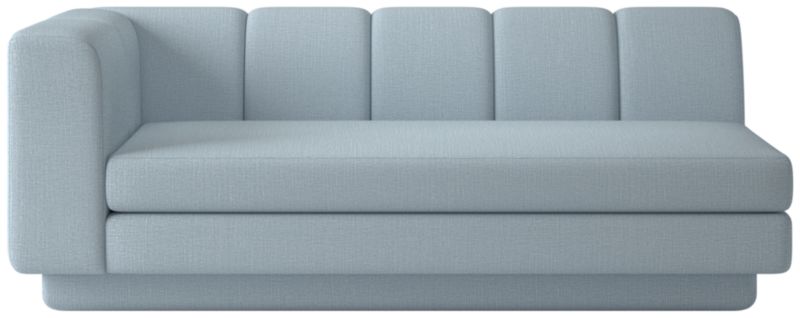 Viewing product image Yarrow Left-Arm Sofa Nomad Chambray - image 1 of 8