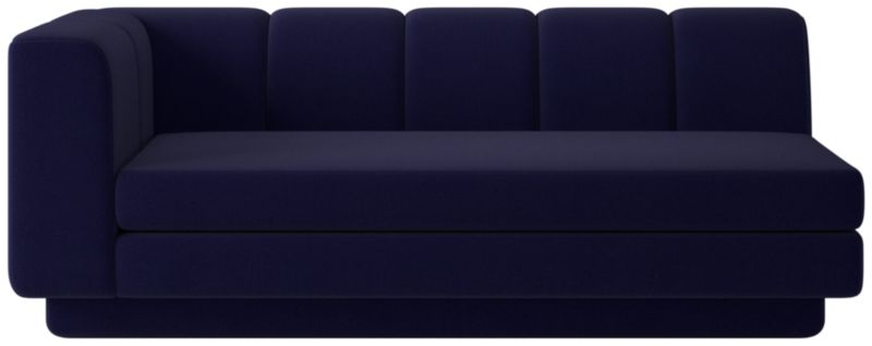 Viewing product image Yarrow Left-Arm Sofa Porto Indigo - image 1 of 8