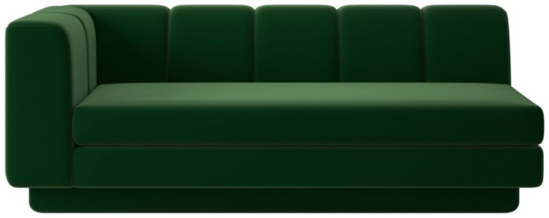 Yarrow Left-Arm Sofa Como Emerald - image 0 of 8