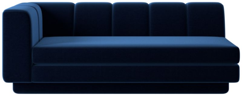 Yarrow Left-Arm Sofa Como Indigo - image 0 of 8