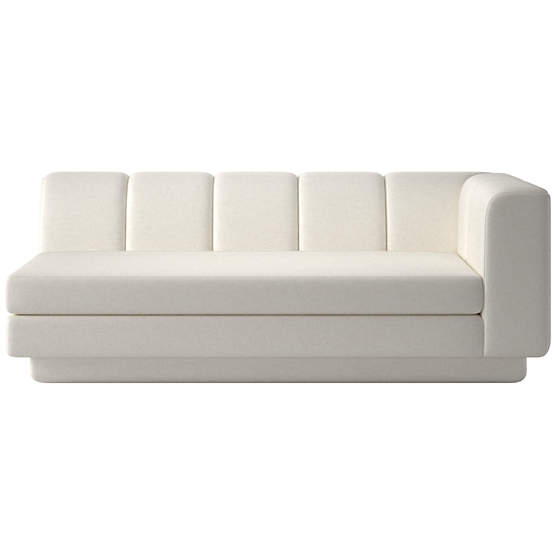 Yarrow Right-Arm Sofa Camila Oyster