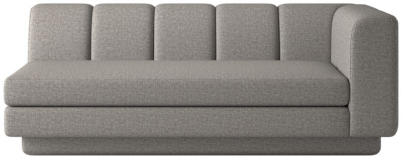 Yarrow Right-Arm Sofa Taylor Felt Grey - image 0 of 9