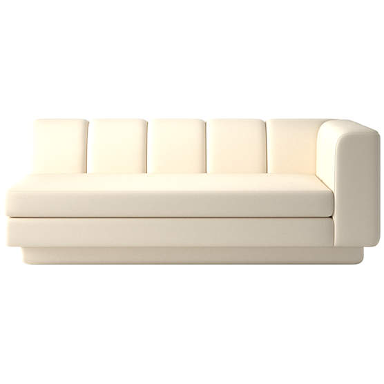 Yarrow Right-Arm Sofa Kanvas Sand