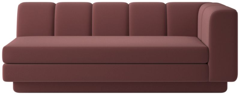 Viewing product image Yarrow Right-Arm Sofa Lisbon Rose Brown - image 1 of 8