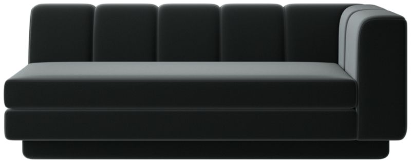 Yarrow Right-Arm Sofa Como Dark Grey - image 0 of 9